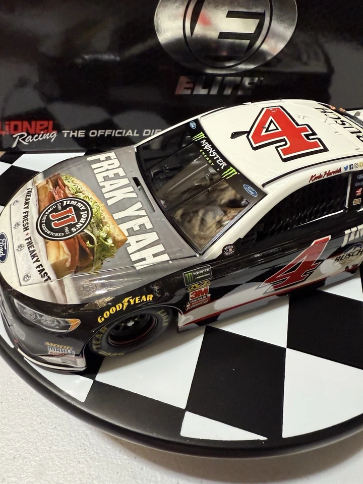 Литая модель Jimmy John's Kickin Ranch 2018 1:24 Nascar Кевин Харвик ELITE NO4 - Изображение 4 из 4