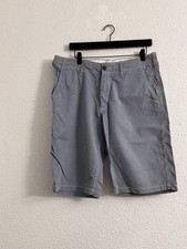 Unbranded Blaue Weiße Streifen Chino Shorts ...