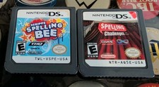 Nintendo Ds Spelling Challenges and Scripps Spelling Bee (Cartridges Only)Tested
