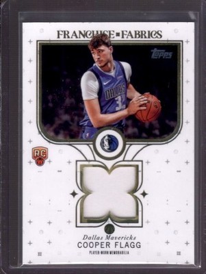 COOPER FLAGG 2025-26 Topps Franchise Fabrics Rookie RC Jersey Relic #FF-CF