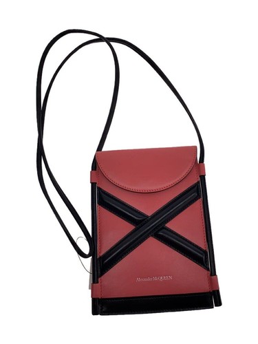 Alexander McQueen Shoulder Bag The Curve Rayon Pink Used