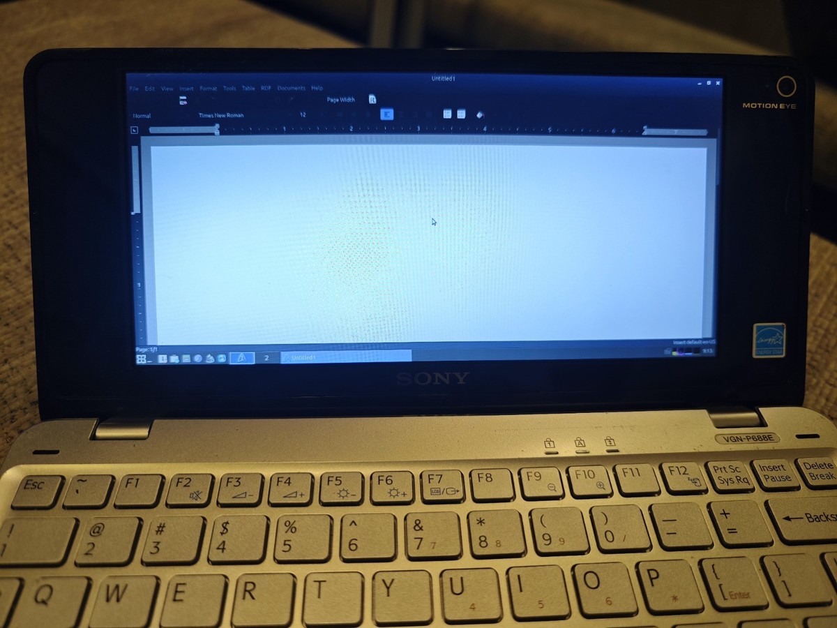 Sony VAIO P Series Lifestyle VGN-P688E 8