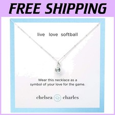 Stylish Softball Pendant - Women's Fashion Accessory