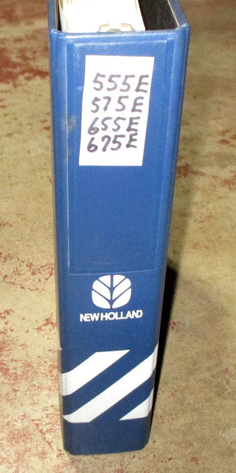 New Holland 555E 575E 655E 675E Tractor Loader Backhoe Parts Catalog Manual Book - Image 2 of 4