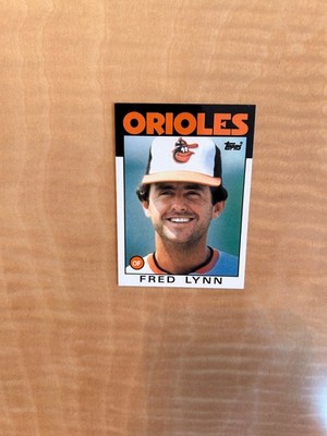 1986 TOPPS COLLECTOR'S EDITION (TIFFANY) #55 FRED LYNN! NR-MINT! $1 SHIPPING!