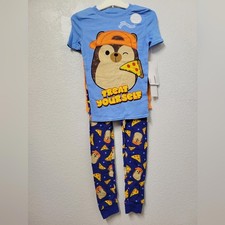 Original Squishmallow Kids 3 Piece Pajama Set Size 10 Nwt