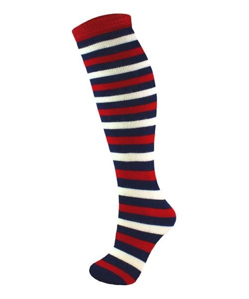 Manbi Patterned Thermal Tube Wintersports Socks 18""  Size 12.5-3.5