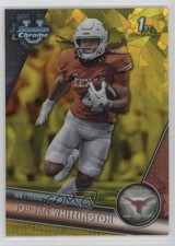 2023 Bowman U Chrome Sapphire Edition Yellow 53/75 Jordan Whittington #192 3hd