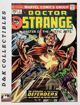 DOCTOR STRANGE #2 VF/NM- 9.0 (Marvel 1974) FRANK BRUNNER ART dk - Image 1 of 4