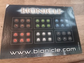 Lego 8571 Bionicle Kopaka Nuva Instruction Manual Only No Bricks Used Wear