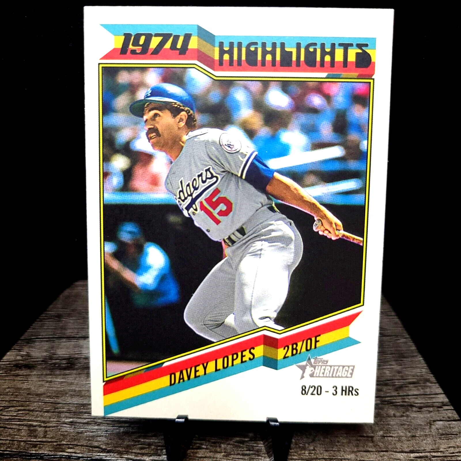 Davey Lopes trading card