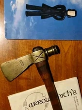 Sioux Peace Pipe Tomahawk Antique Native American Sitting Bull 1883 Arrowsmiths