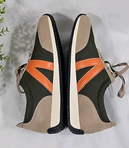 MIA Kable Tennis Shoes Womens Walking Sneakers Casual Size 8.5M Green Orange Tan - Picture 6 of 9