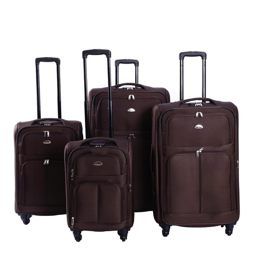 Koffer Stoff Stoffkoffer Trolleys Kofferset Reisekoffer Weichschalen M bis XXL - Bild 32 von 124