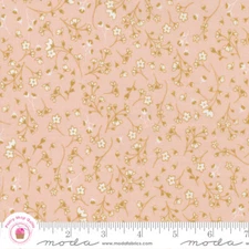 Moda MIDNIGHT IN THE GARDEN 43123 15 Pink Peach Floral SWEETFIRE RD Quilt Fabric