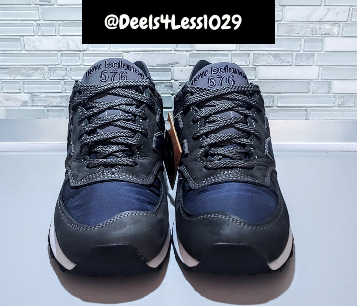 靴 new balance 576 GGN MADE IN ENGLAND New Balance 576 Made In England Mens Casual Sneakers in Navy