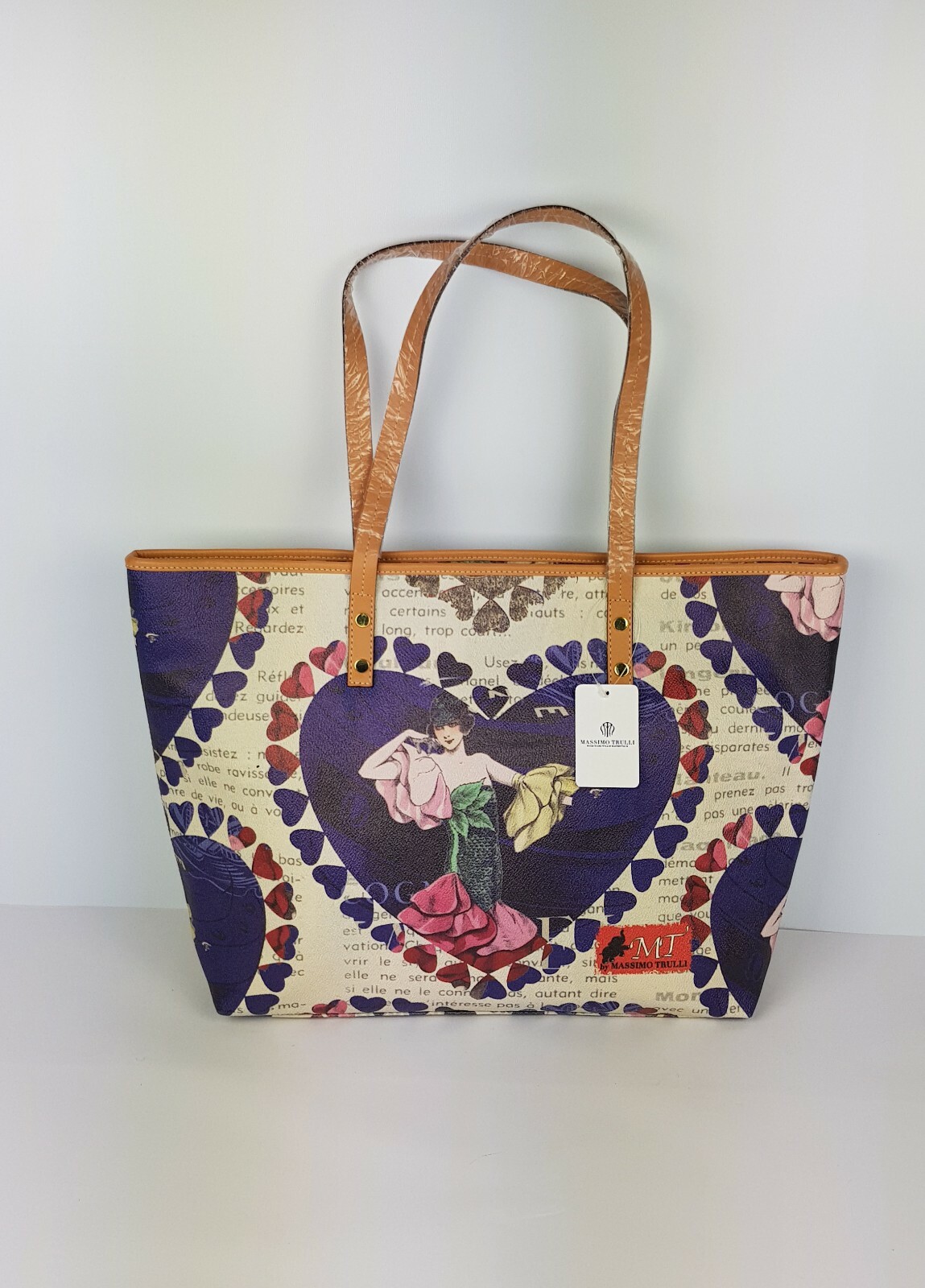 Details zu MASSIMO TRULLI Handbag - Borsa in Pelle EDIZIONE LIMITATA # MT-BF-10 Super Angebote