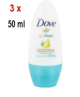 122,67 /L - 3 x DOVE Deo Roll-on Women ''Go Fresh - Pear & Aloe Vera'' - 50ml