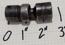 Snap On 11/16" IPF22 Shallow Impact Socket 3/8" Drive 6 point Swivel Made in USA