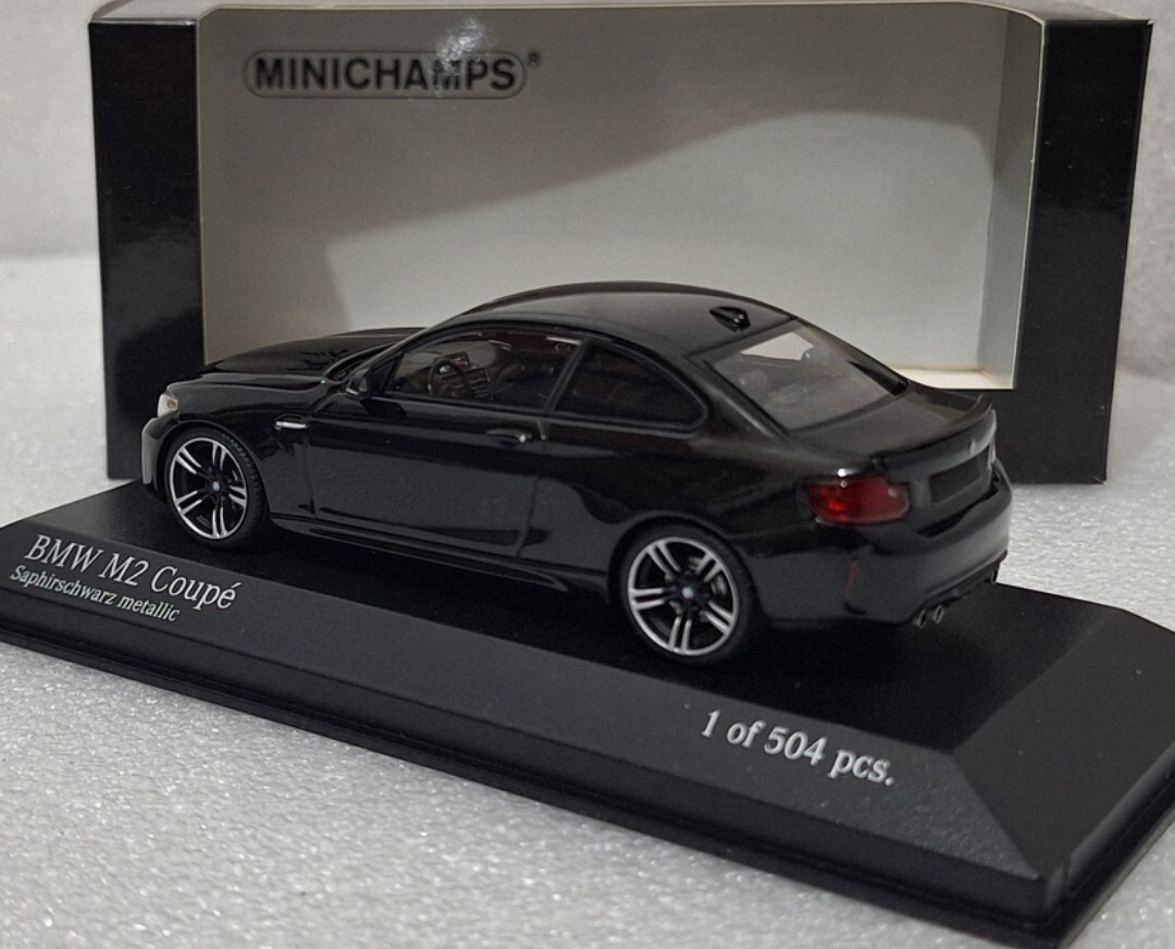 BMW 1er M Coupé ミニカー ブラックメタリック1/43 BMW 1er M