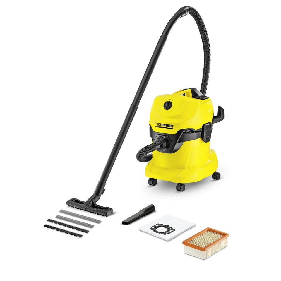 KARCHER WD4 WET AND DRY VACUUM CLEANER - PERFECT FOR GARDEN AND HOUSE WASTE WD 4 - image 3 of 3