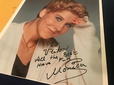 EXTREM. RARE large size photo signed in-person by TENNIS STAR MONICA SELES 1992