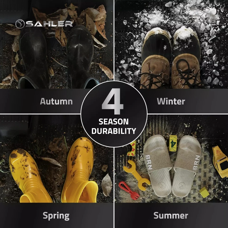 Floor Mats fits Seat Altea XL 2006-2015 | Custom Fit Floor Liner Cars Black - Image 3 of 4