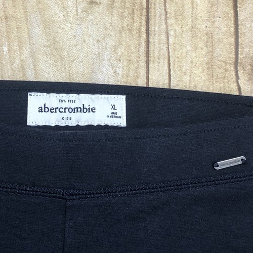 Abercrombie Kids Leggings Pants Girls XL Navy Yoga A&F Comfort Casual Logo - Picture 8 of 12