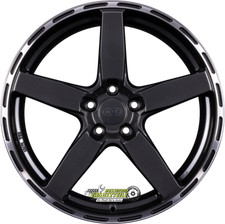 4x Dotz MarinaBay gunmetal/polished lip 8.5x18 ET35 - LK5/120 ML72.6 Felge Alu