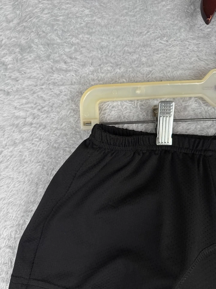 Pantalones Cortos de Ciclismo Arsuxeo Para Mujer Medianos Negros Forro Poliéster Mezcla Spandex Acolchados Foto 4 de 4