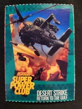 Nintendo Power Super Power Club Magazine Card #49 Desert Strike