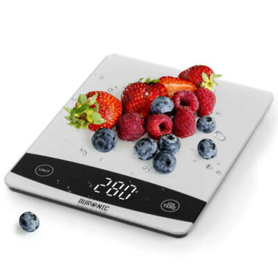 Duronic KS1009 Küchenwaage Digitalwaage 10kg Tara-Funktion Lebensmittelwaage