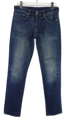 LEVI'S 511 Jeans Men's W31/L32 Slim Fit Zip Fly Fade Effect Blue Whiskers