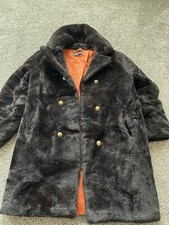Made In Canada Faux Soft Fur Dark Brown Jacket Small