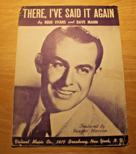 There I've Said it Again sheet music by Redd Evans and Dave Mann