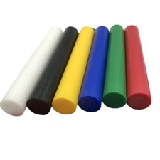 2X POM Nylon Rod Blue Red Yellow Green White Black Hard Plastic Polyoxymethylene