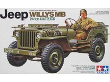 US Jeep Willys MB Ton 1:4 Kunststoff Modell Kit Tamiya
