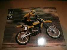 Original 1981 Yamaha YZ125 Motorcycle Sales Brochure