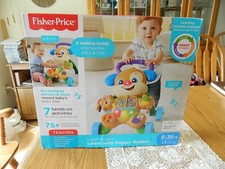 Fisher Price Laugh  Learn With Puppy Walker 6-36 Months Smart Stages - NEW