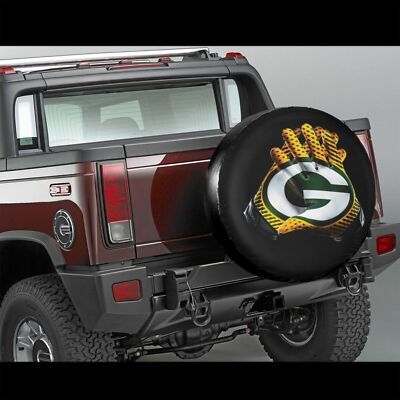 Green Bay Packers Auto Car Tire Cover Spare Tire Cover Waterproof,Universal