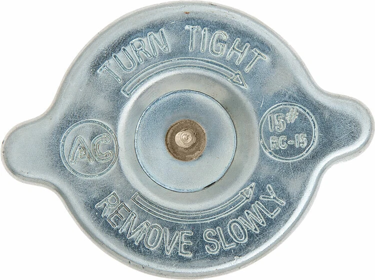 OER RC-15 Radiator Cap 15 lbs; With Hollow Rivet Design 1957-1973 GM Models - Image 4 of 4