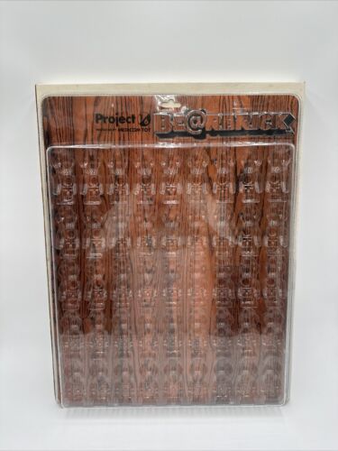 Medicom Bearbrick Project 1/6 2003 Blister Board 100% Display Wood Brand New