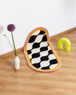 Geometric Rugs Hand Tufted Wool Carpets Kids 2X4 Fit Living Home any room