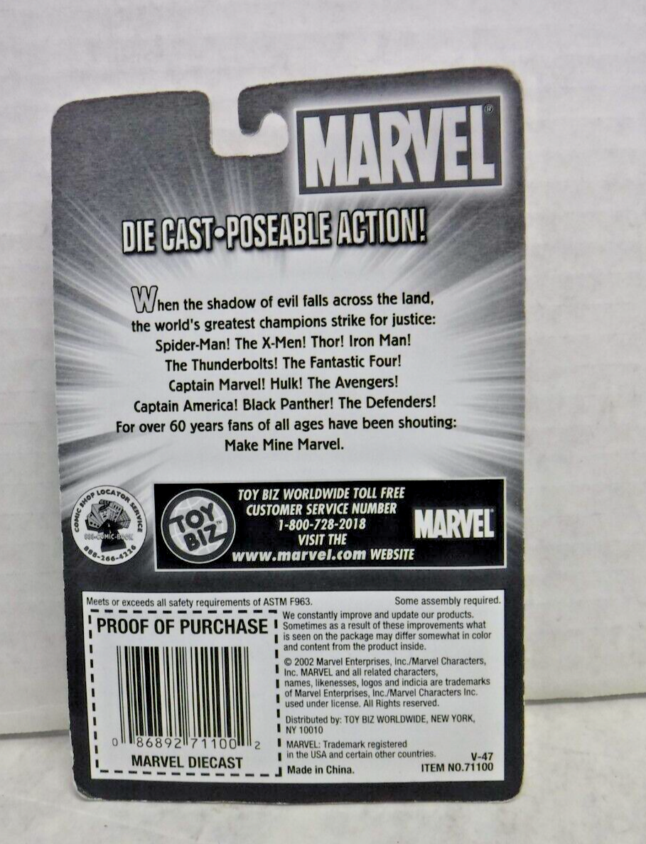 Doctor Doom Marvel Toybiz Die-Cast Poseable Action! Figure