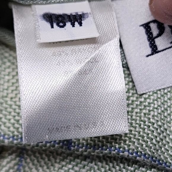 Pendleton Window Pane Mint Wool Skirt Women's 18W - image 6