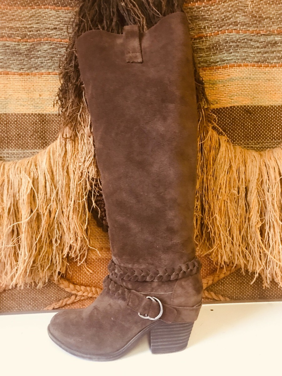 Riding Boot Sole Society Suede Boots Sole Society Suede Tall Brown