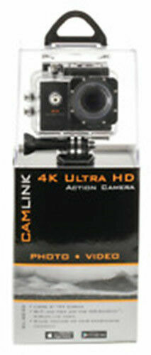 Hd Action Camera 720p 2 Touch Screen Black Cl Ac10 Camlink