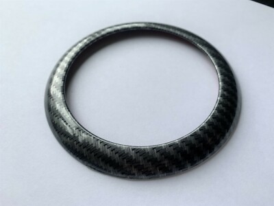 Carbon Look Heck Kofferraum Emblem Ring Abdeckung für BMW 1er F20 F21 2011-2019 Modelle