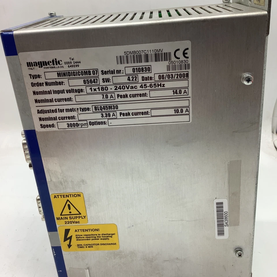 Megnetic Servo Drive Controller, Mini Digi COMB 07 (2720-32) One In Lot - Image 2 of 4