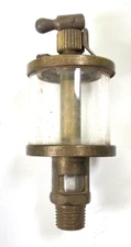 Antique, Hit & Miss Engine Oiler, Brass, Essex Brass Corp,Detroit, MI, Free Ship